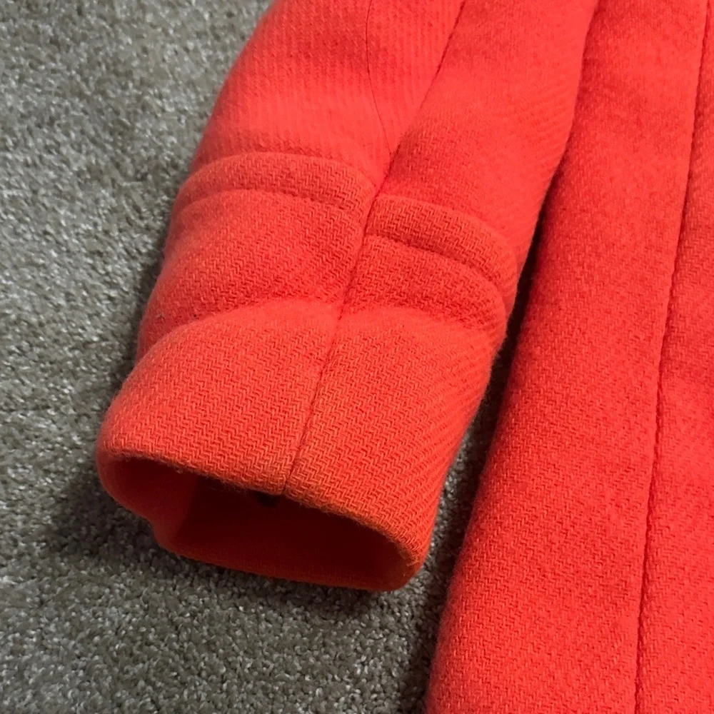 J Crew Vibrant Orange Coat